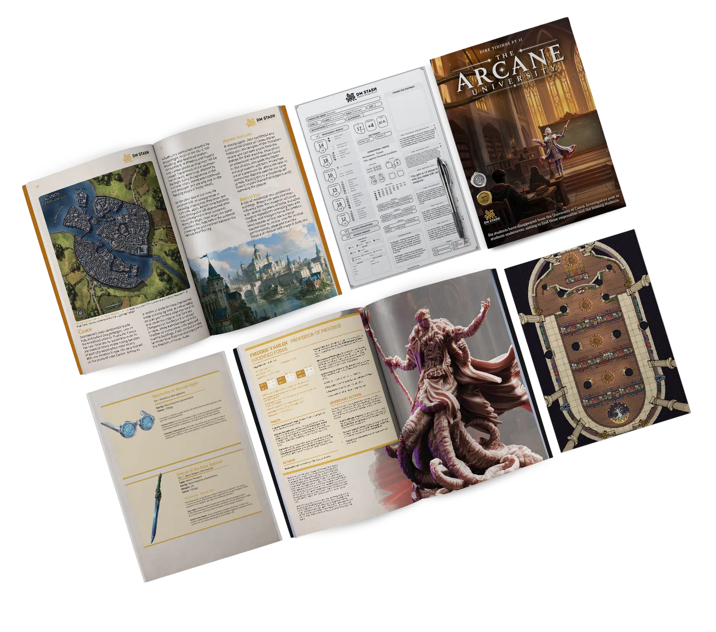 Dire Tidings Pt II: The Arcane University Campaign Bundle