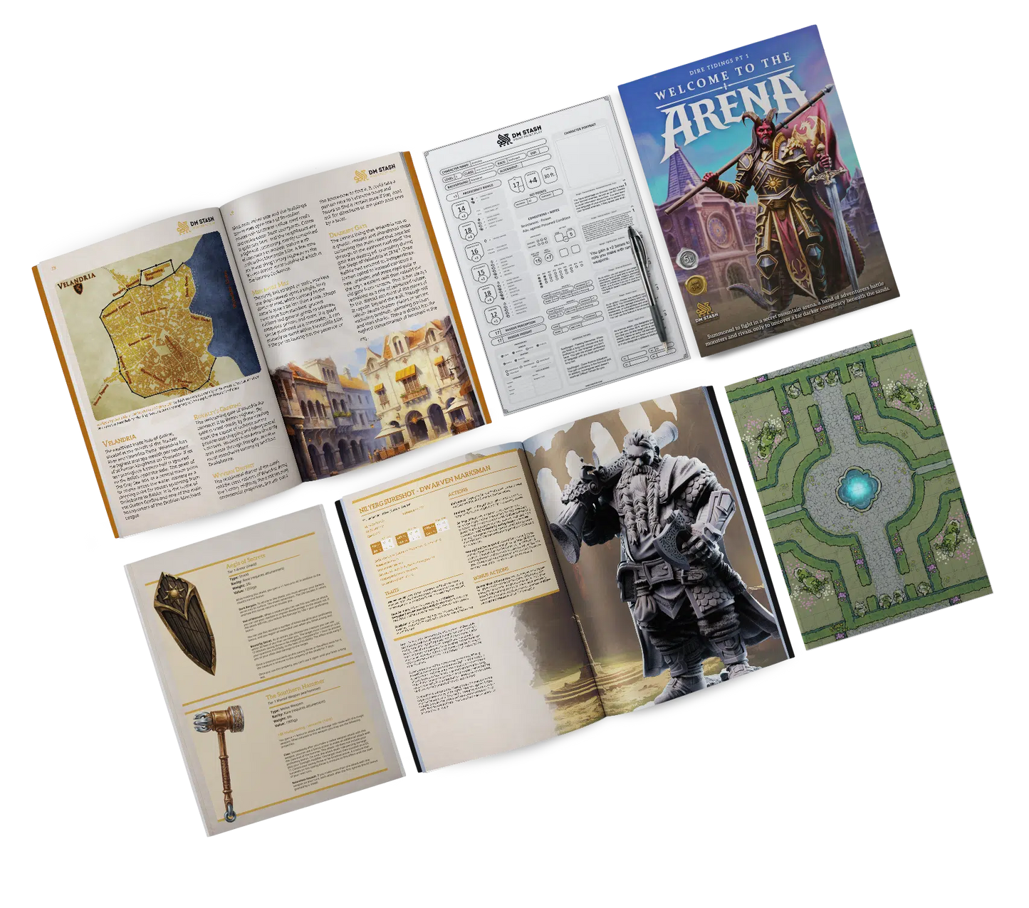 Dire Tidings Pt I: Welcome to The Arena Campaign Bundle