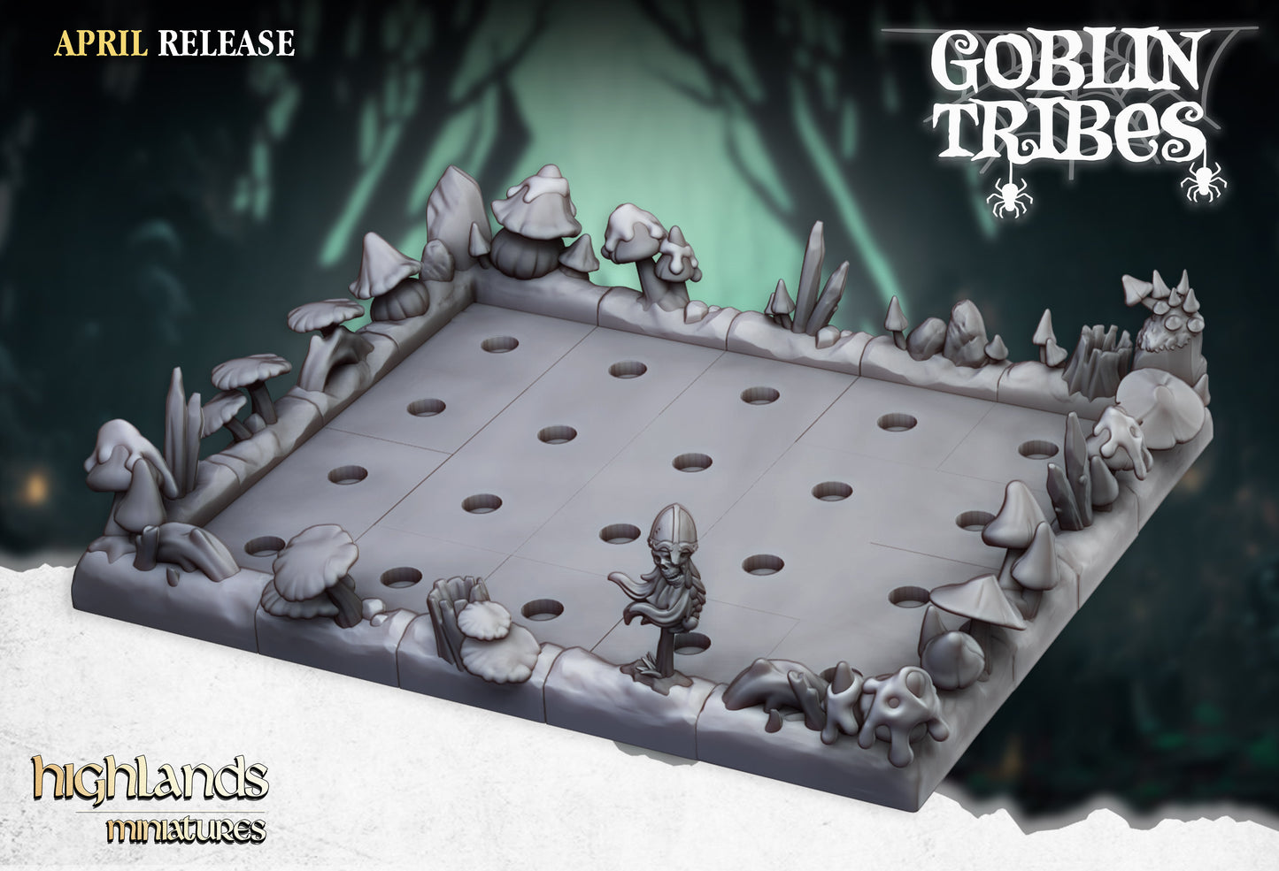 Bandeja de movimiento modular de pantano