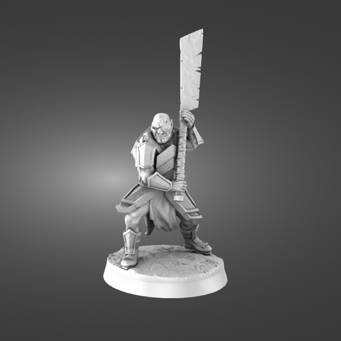 White Hand Half-Orc Hero Pack