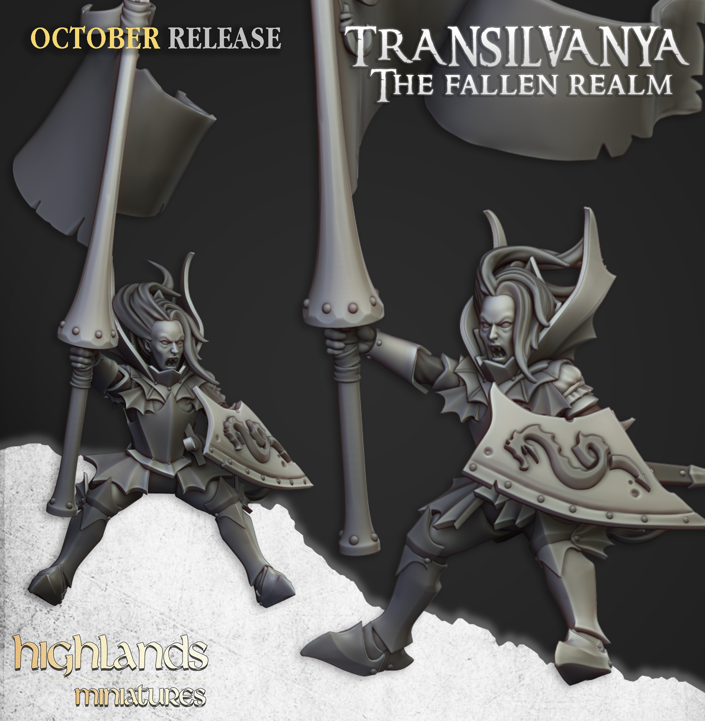 Vampire on Zombie Dragon Stock Clearance