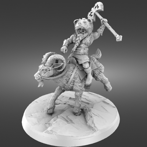 Berserker enano en Ram