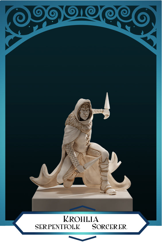 Krohlia Female Serpentfolk Sorcerer