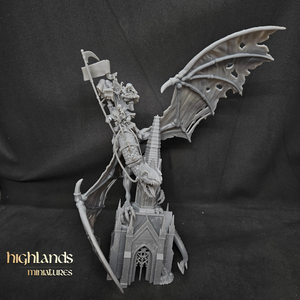 Ezekiel, Lord Necromancer on Flying Monster
