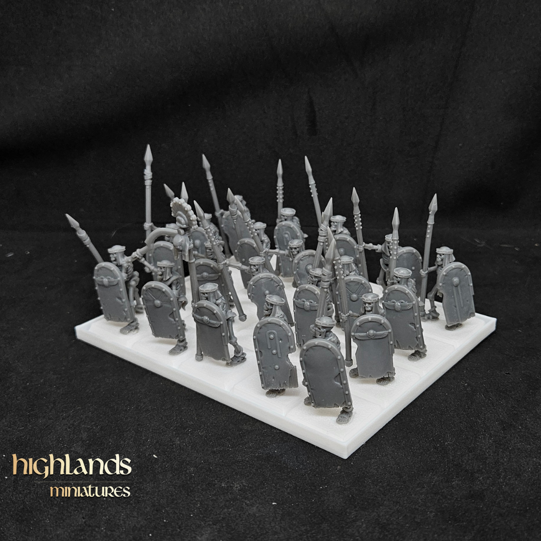 Ancient Skeletal Warriors with Spears