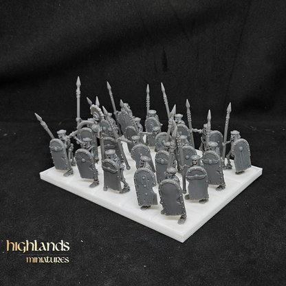 Ancient Skeletal Warriors with Spears