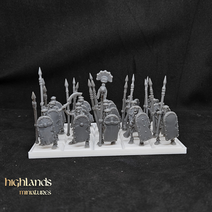 Ancient Skeletal Warriors with Spears