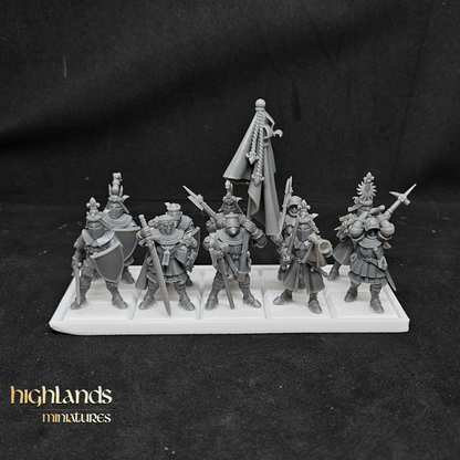 Caballeros de Galia a pie