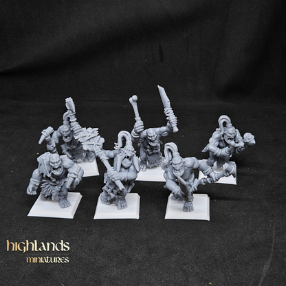 Cave Orcs unit with Big Stick