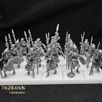 Skeleton Warriors with Spears Stock Clearance