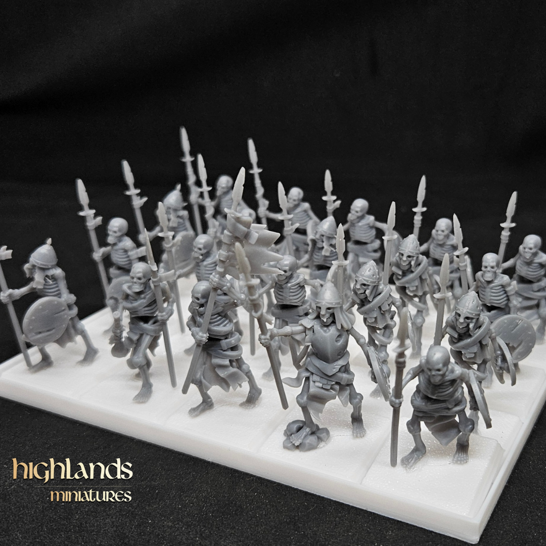 Skeleton Warriors with Spears Stock Clearance