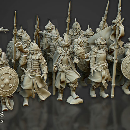 Daughters of Volhynia with spears