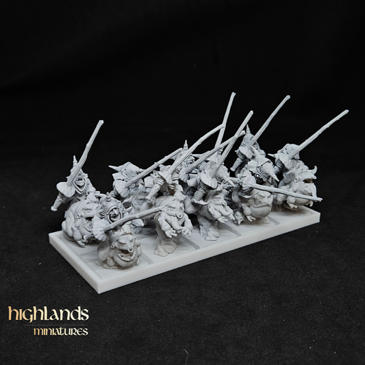 Swamp Goblin Frog Riders with Spears Stock Clearance