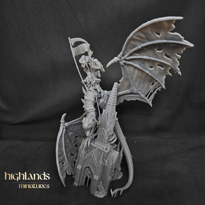 Ezekiel, Lord Necromancer on Flying Monster