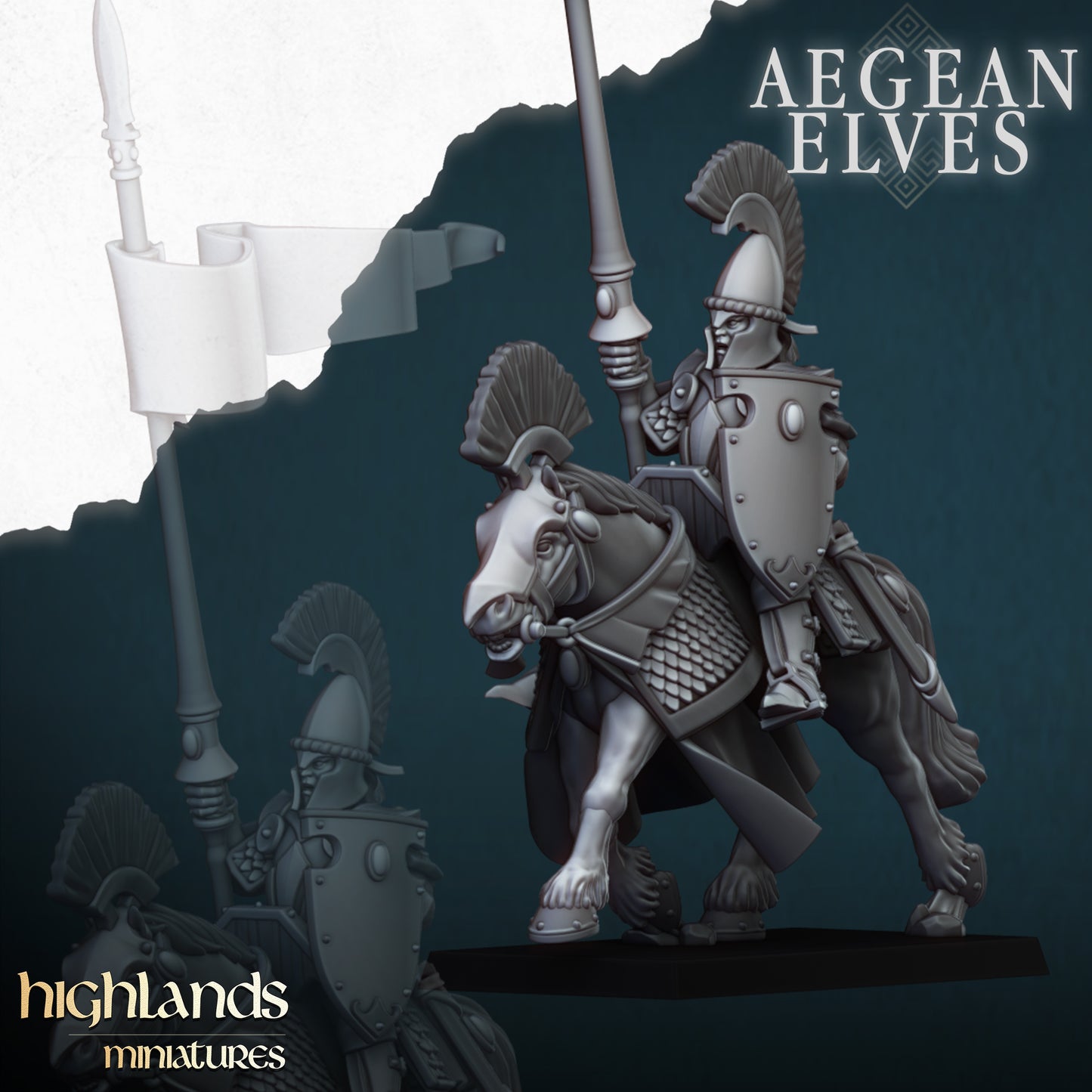 Aegean Elven Mounted Lances
