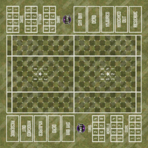 Fighty Football Battle Mat  3' x 3'
