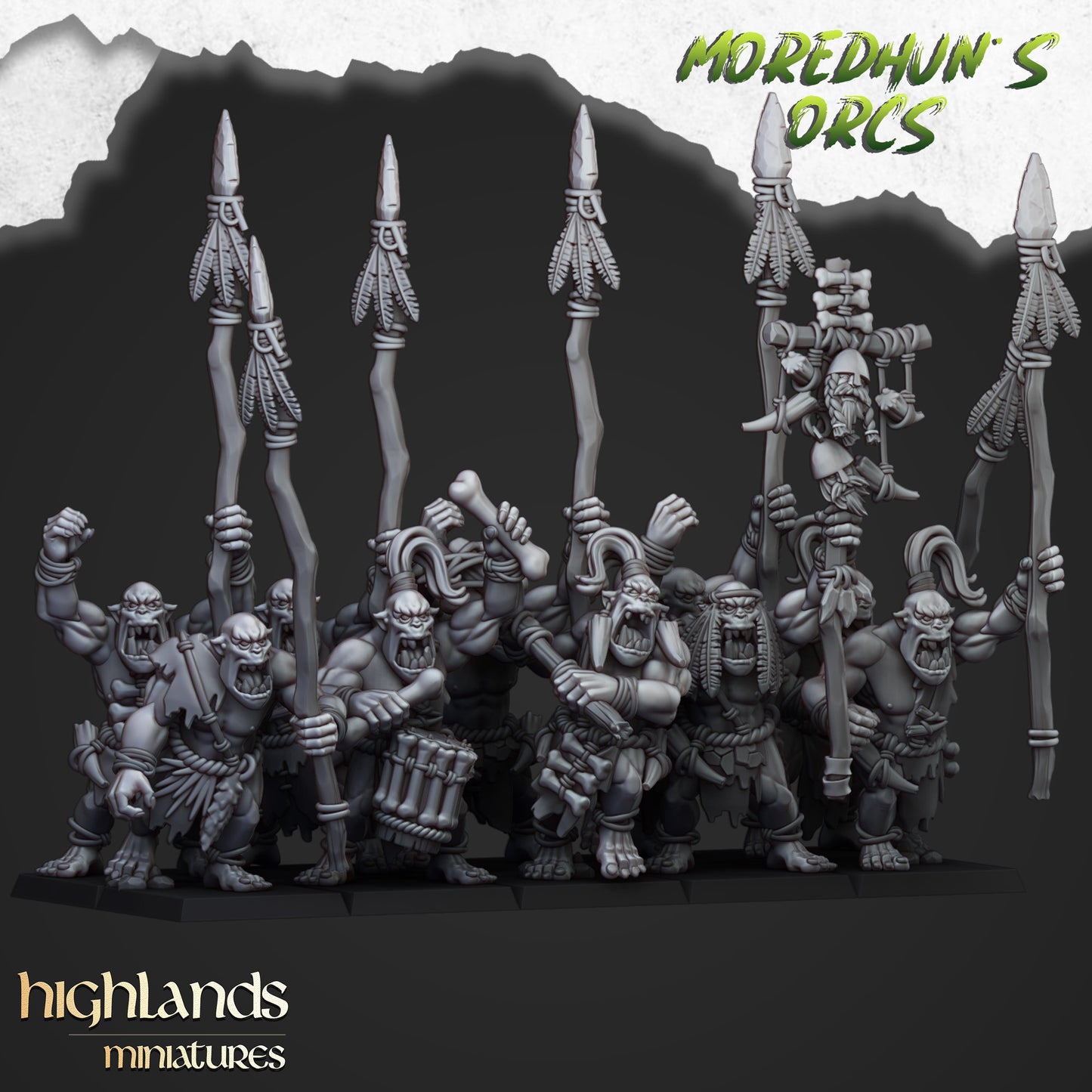 Unidad de Orcos de las cavernas con Big Stick