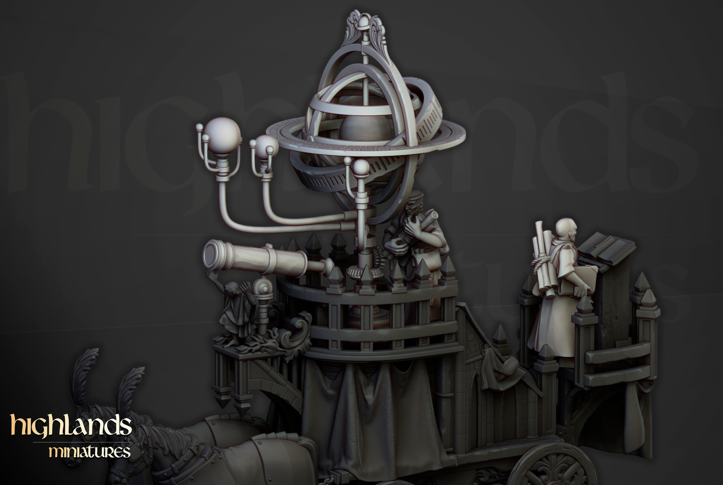 Cañón arcano en carro