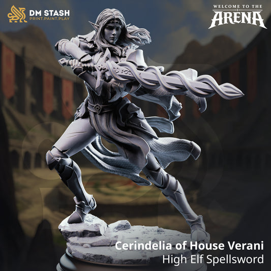 Cerindelia of House Verani – High Elf Spellsword