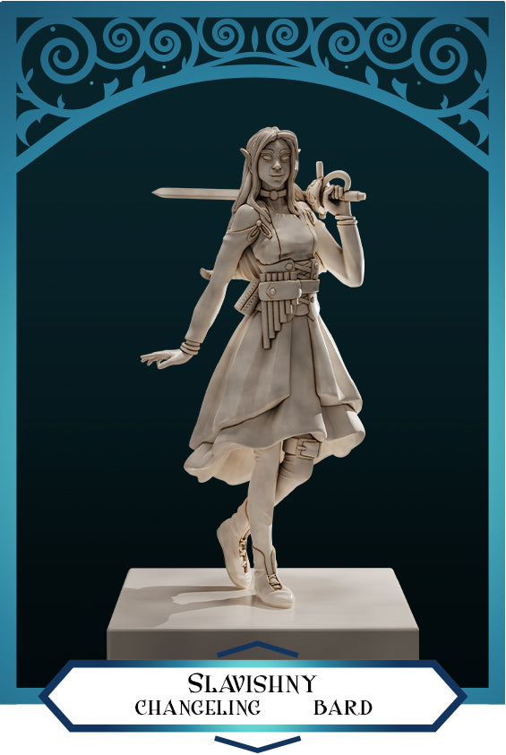 Slavishny Female Changeling Bard