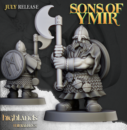 Dwarfs Warriors with Two handed weapons