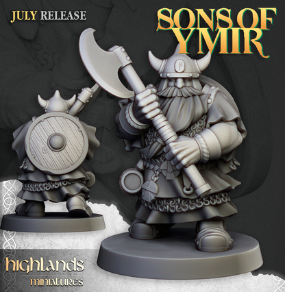 Dwarfs Warriors with Two handed weapons
