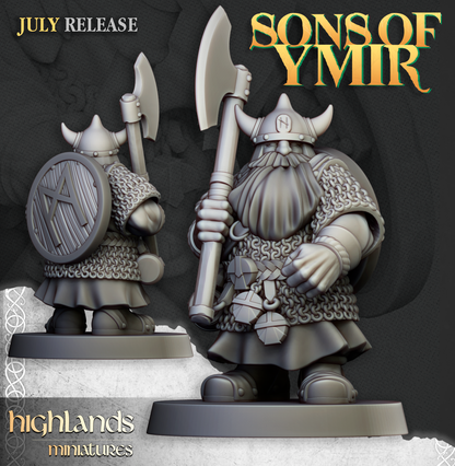Dwarfs Warriors with Two handed weapons