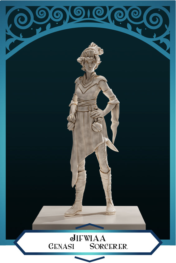 Hechicera Genasi Hembra Jifwiaa