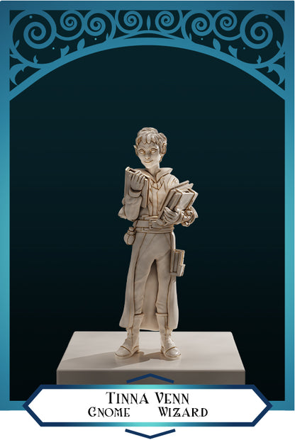 Tinna Venn Female Gnome Wizard