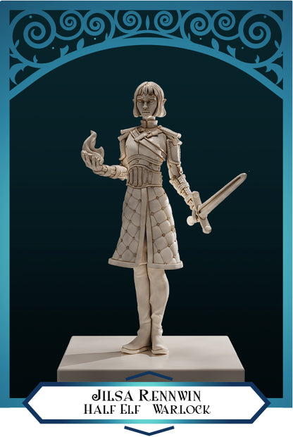 Jilsa Rennwin Bruja semielfa femenina