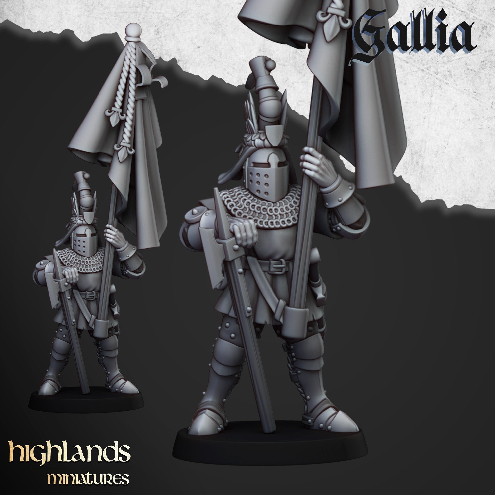 Knights of Gallia on Foot Stock Clearance