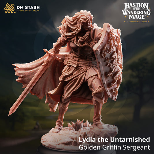 Lydia the Untarnished – Golden Griffin Sergeant