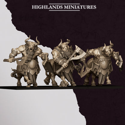 Marduk Minotaurs with one handed weapons