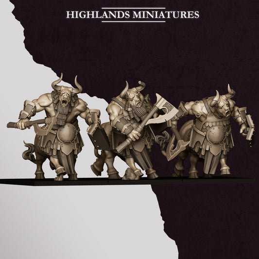 Marduk Minotaurs with one handed weapons