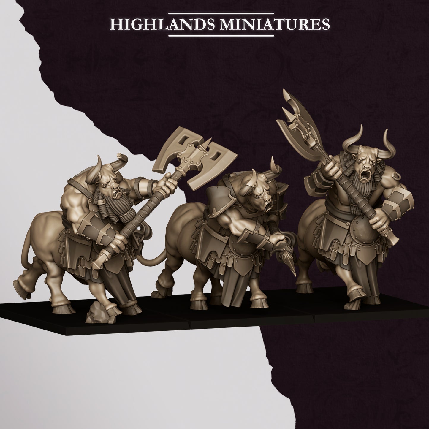 Marduk Minotaurs with two handed weapons
