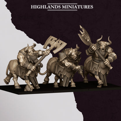 Marduk Minotaurs with two handed weapons