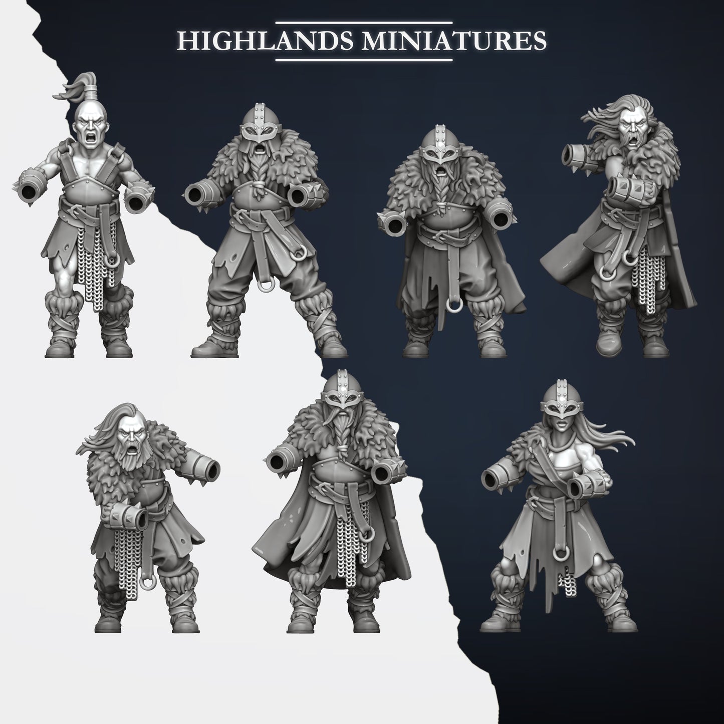Norse Raiders with Two Handed Weapons