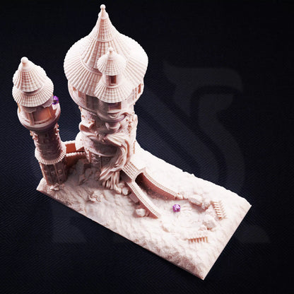 Rapunzel’s Cursed Tower - Playable Dice Tower Set