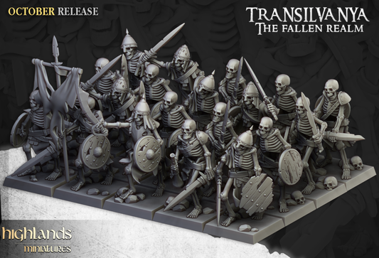 Skeleton Warriors with Swords Stock Clearance