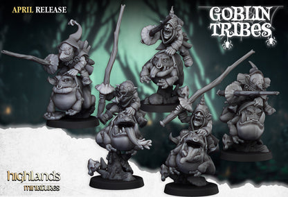 Swamp Goblin Frog Riders with Spears Stock Clearance