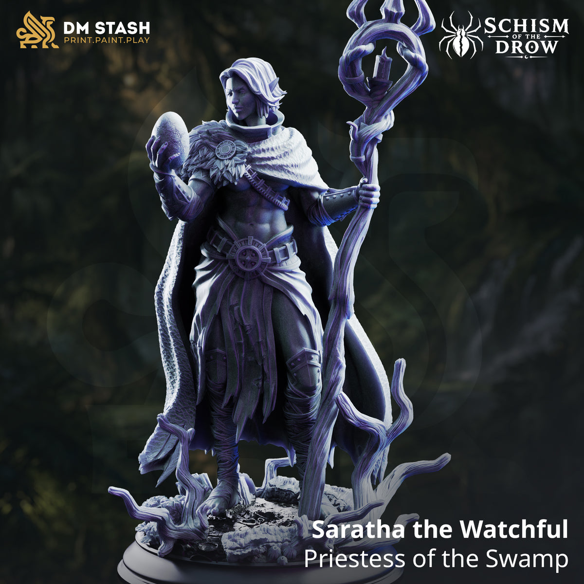 Saratha the Watchful – Priestess of the Swamp