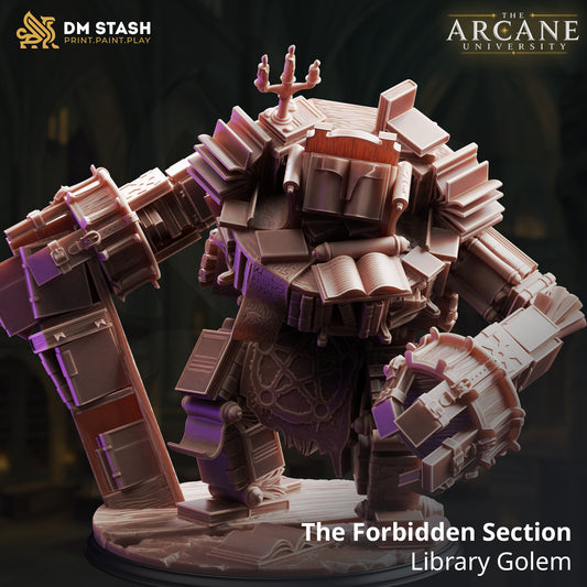 The Forbidden Section – Library Golem