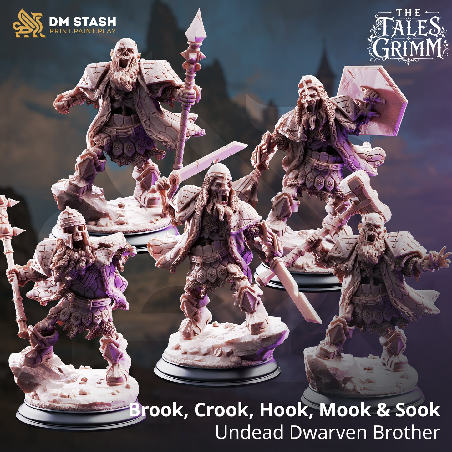 Sook, Crook, Mook, Brook, Hook – Undead Dwarven Brothers