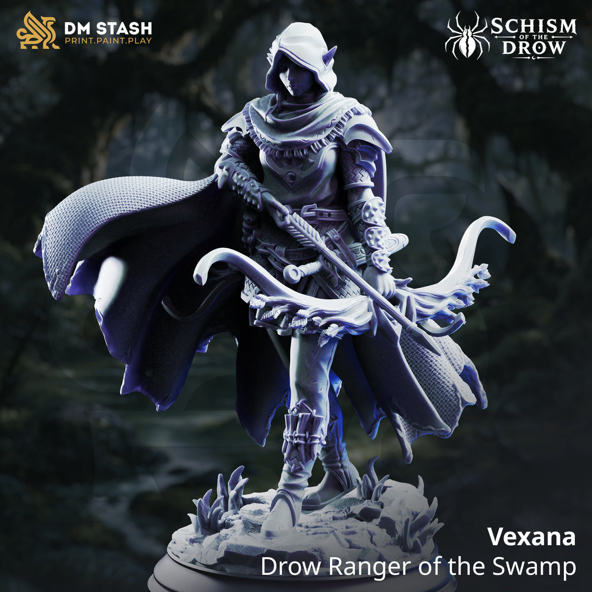 Vexana – Drow Ranger of the Swamp