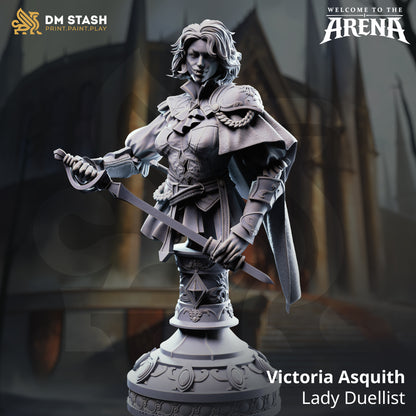 Victoria Asquith – Lady Duellist Bust