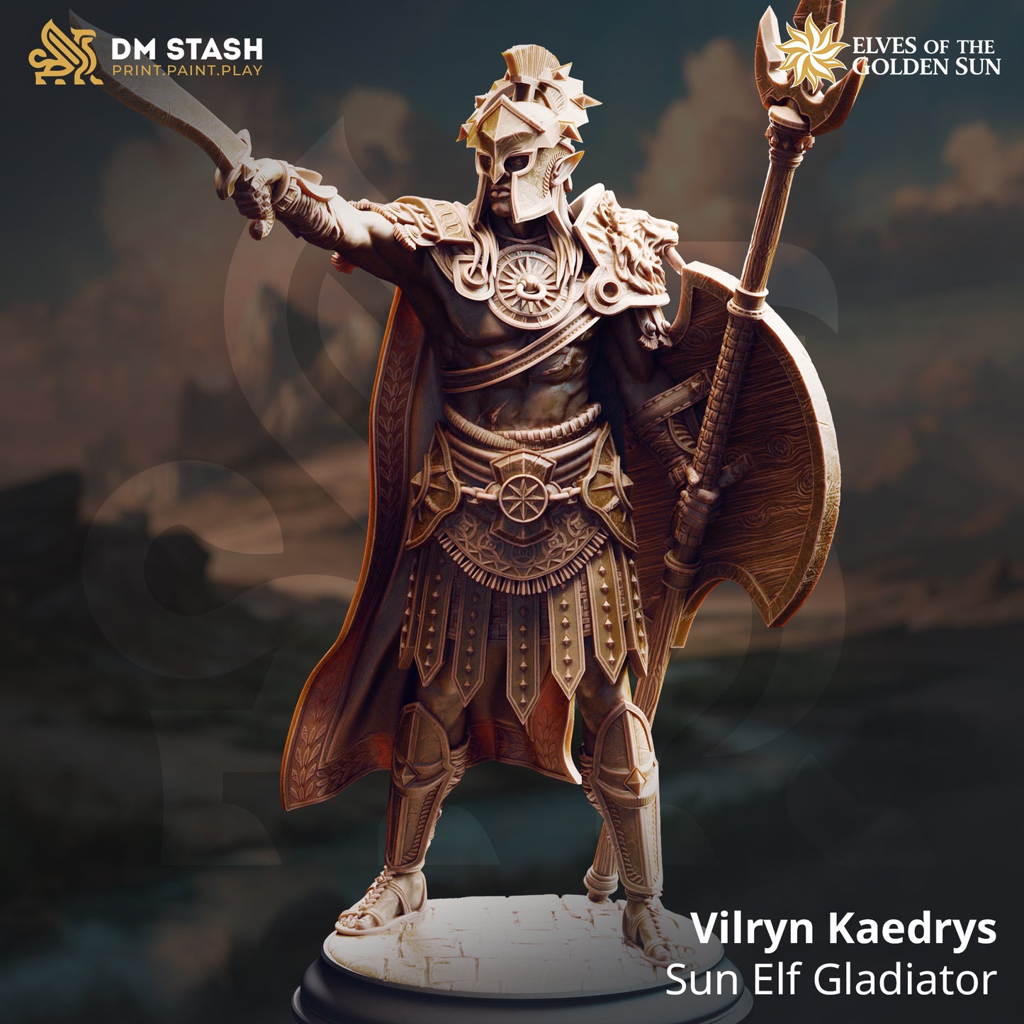 Vilryn Kaedrys - Sun Elf Gladiator