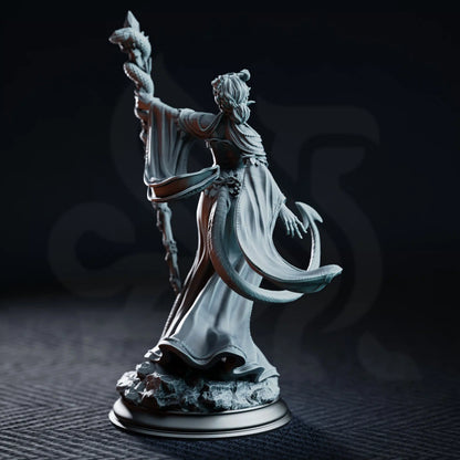Violet Moonridge – Tiefling Lunar Priestess