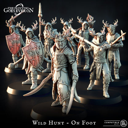 Wild Hunt Knights on foot