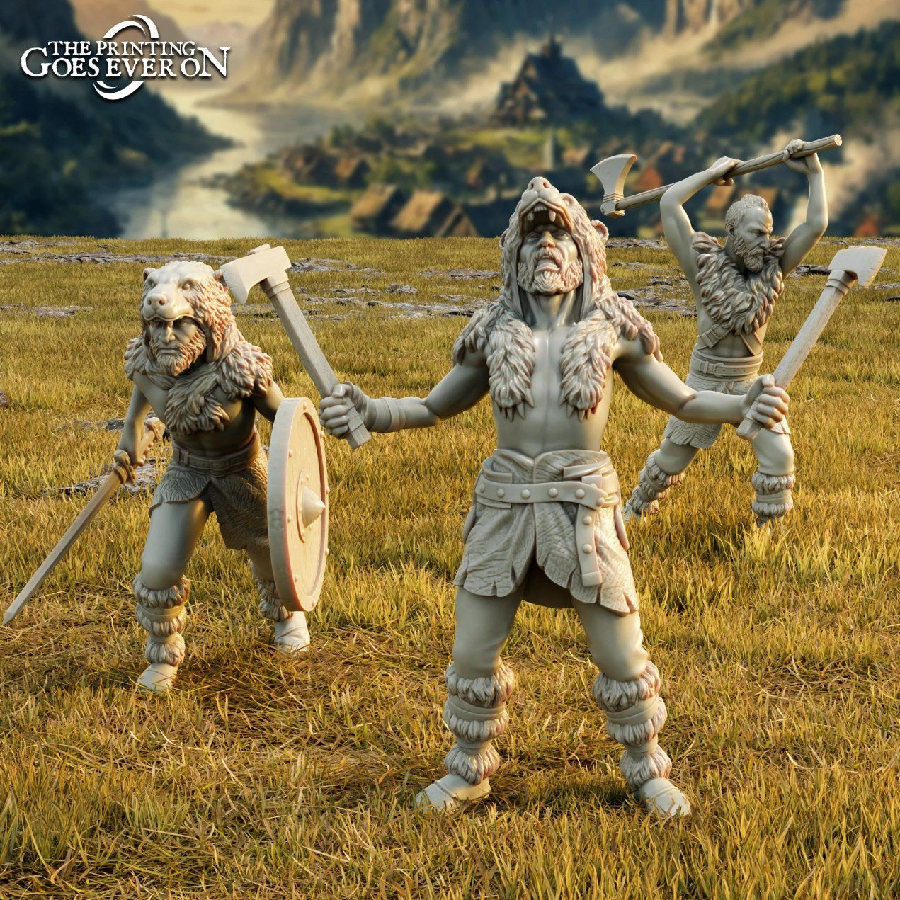 Exploradores escoltas de los señores de los caballos