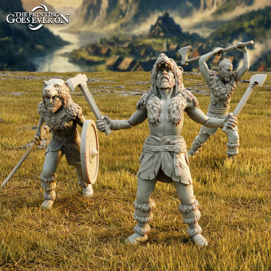 Exploradores escoltas de los señores de los caballos